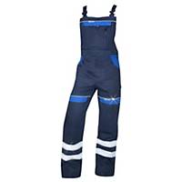Nohavice s náprsenkou Ardon® Cool Trend Reflex, veľkosť 52, modré