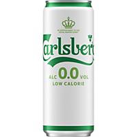 Bière sans alcool Carlsberg, pack de 6 canettes de 33 cl