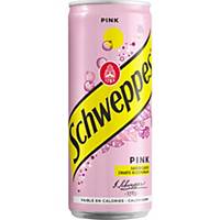 Schweppes Pink Tonic, pack de 6 canettes de 33 cl