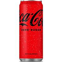 Coca-Cola Zero, pak van 6 sleek blikken van 33 cl