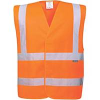 High-visibility waistcoat Portwest Eco Hi-Vis, orange, L/XL, Package of 10 pcs
