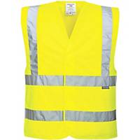 High-visibility waistcoat Portwest Eco Hi-Vis, yellow, 2/3X, Package of 10 pcs