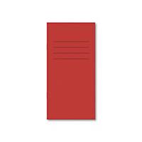 Exercise Book 12mm Ruled 32 Pages 203x101 Red - Box of 100