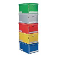 Pudło PRESSEL Jumbo-Box, 600x370x320 mm, mix kolorów, 10 sztuk*