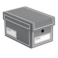 Pudło z przykrywką PRESSEL StoreBox, 275x175x155 mm, szare, 10 sztuk*
