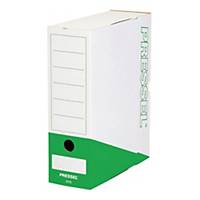 Karton archiwizacyjny PRESSEL A, A4, 100 mm, biało-zielone, 20 szt