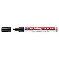 Permanent Marker Edding 3300, angled tip, line width 1-5 mm, black