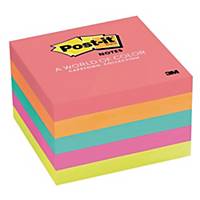 3M 654-5PK 76x76mm Post In Note Neons Pack of 5