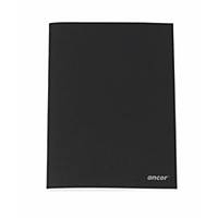 Caderno agrafado Ancor Classic Stripes - A5 - 80 folhas - pautado - preto