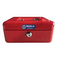 WORLD SAFES YFC-20 CASH BOX RED