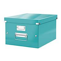 Ablagebox, LEITZ WOW 6044, A4, 281x200x370mm, PP laminierte Hartpappe, eisblau