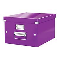 Ablagebox, LEITZ WOW 6044, A4, 281x200x370mm, PP laminierte Hartpappe, violett