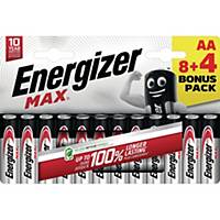 Energizer Max Promotionware Mignon AA 8+4 Stück