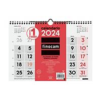 Calendario de pared Finocam con números grandes - 300 x 210 mm