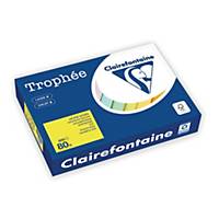 Trophee Paper A4 80gsm Intense Yellow - 1 Ream of 500 sheets