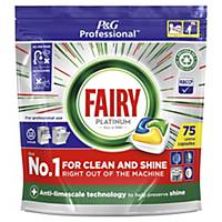 Fairy Professional Platinum Dishwasher Tablets Original 75