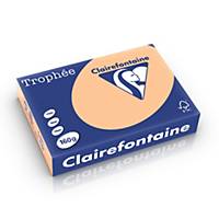 Clairefontaine Trophee 1011 apricot A4 paper, 160 gsm, per ream of 250 sheets