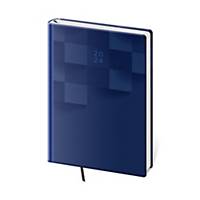 Diár denný A5 Vario - Blue design, 14,5 x 20,5 cm, 352 strán