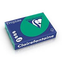 Clairefontaine Trophée 1783 gekleurd A4 papier, 80 g, bosgroen, per 500 vel