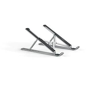 Durable Fold Laptop Stand - Silver