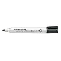 Staedtler® Lumocolor 351 whiteboard marker, ronde punt, zwart, per stuk