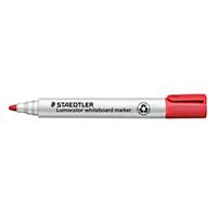 Staedtler Lumocolour 351 Whiteboard Markers Red - Pack Of 10