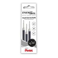Pentel EnerGel LR7 Refill Black - Pack of 3