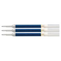 Wkład do długopisu PENTEL BK77, 0,7 mm, niebieski, opakowanie 3 sztuki