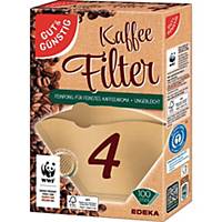 PK100 GUT & GUENSTIG COFFEE FILTER GR 4