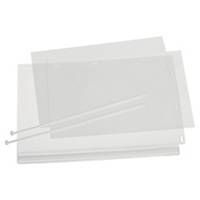 Durable Water Resistant UV Protected Cable Tie Pockets - A4 Clear, Pack of 5
