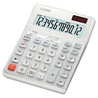 Casio de-12e-we-wa-ep 12 digit ergonomic calculator white
