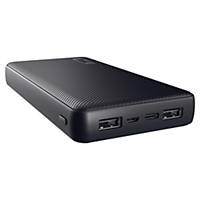 Trust Primo Eco Powerbank, 20 000 mAh, 2x USB-A + 1x USB-C, fekete