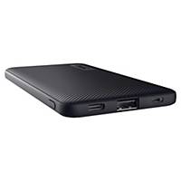Powerbank TRUST Primo Eco, 5000 mAh, USB-A, USB-C, czarny