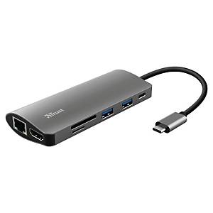 INSTEN® Hub Multiprise 7 Ports USB 2.0 Haute Vitesse noir avec