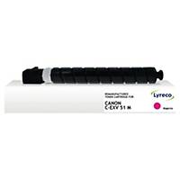 Lyreco compatibele Canon C-EXV51 lasercartridge, magenta