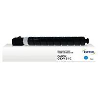Lyreco kompatibilný laserový toner Canon C-EXV51 (0482C002), cyan
