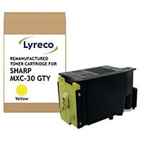 Lyreco compatibele Sharp MXC-30 GTY lasercartridge, geel