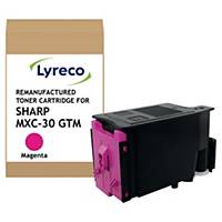 Toner Lyreco 15646764, kompatibel zu Sharp MXC-30 GTM, 6000 Seiten, magenta