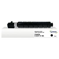 Lyreco compatibele Canon C-EXV51 lasercartridge, zwart