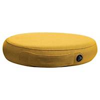 Coussin ergonomique Alba, diamètre 35 cm, jaune safran, la pièce