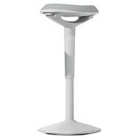 Unilex Boost ergonomische kruk, kunststof, diameter 31 cm, wit, per stuk