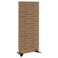 Accoustic wood panel Paperflow,  H180 x W79.5 x D 37cm, beech lacquered