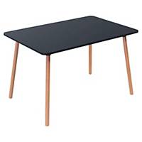 Table haute Paperflow Palomba - L 120 - noire