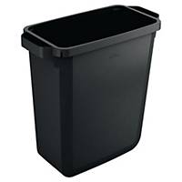 Durable DURABIN ECO 60 Litre - 80 Recycled Strong Waste Recycling Bin - Black