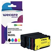 Wecare remanufactured HP 963XL inkt cartridges, zwart en 3 kleuren