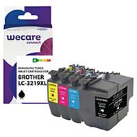 Wecare kompatibilis tintapatron Brother LC-3217, fekete/cyan/magenta/sárga