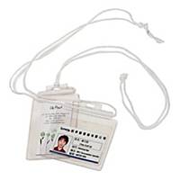 Name Card Plate with String PP Clear (Portrait)