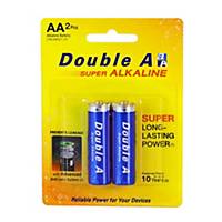 DOUBLE A SUPER ALKALINE BATTERY AA PACK OF 2