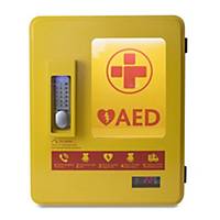 AED Alarmed Outdoor Heated Metal Cabinet