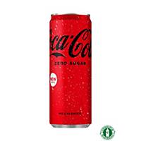 Soda Coca-Cola Zero, le pack de 24 canettes sleek de 33 cl